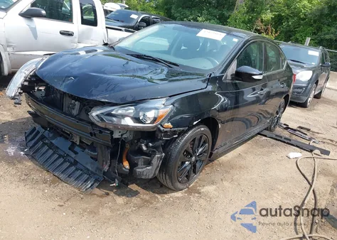 2017 Nissan Sentra Sr z USA, uszkodzony, nr VIN 3N1AB7AP8HY385203